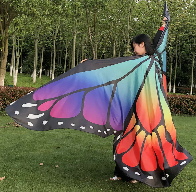 Super Large Butterfly Wings Dancing Festival Wear Adult Kids 2 Sizes