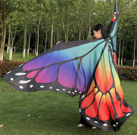 Super Large Butterfly Wings Dancing Festival Wear Adult Kids 2 Sizes