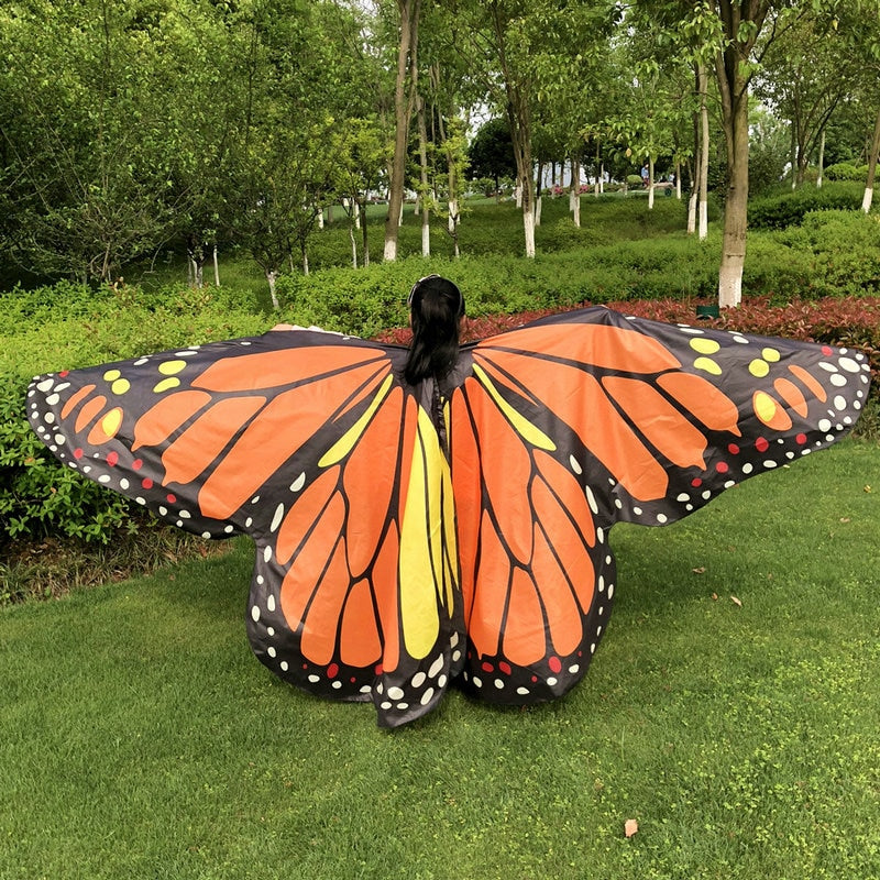 Super Large Butterfly Wings Dancing Festival Wear Adult Kids 2 Sizes