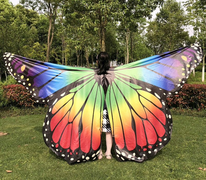 Super Large Butterfly Wings Dancing Festival Wear Adult Kids 2 Sizes