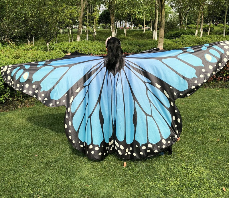 Super Large Butterfly Wings Dancing Festival Wear Adult Kids 2 Sizes