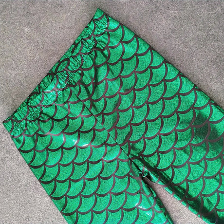 Girls Mermaid Leggings or Boys Dragon Scale Pants