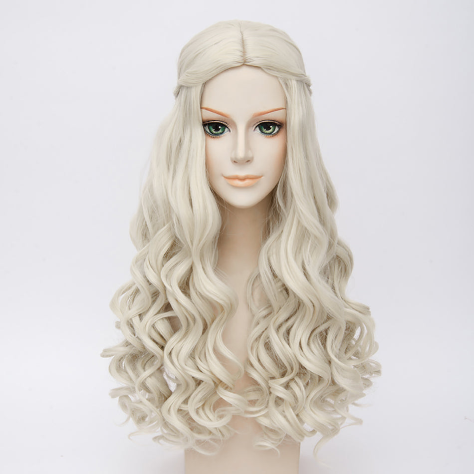 Alice in Wonderland Cosplay Wig Blonde Wavy