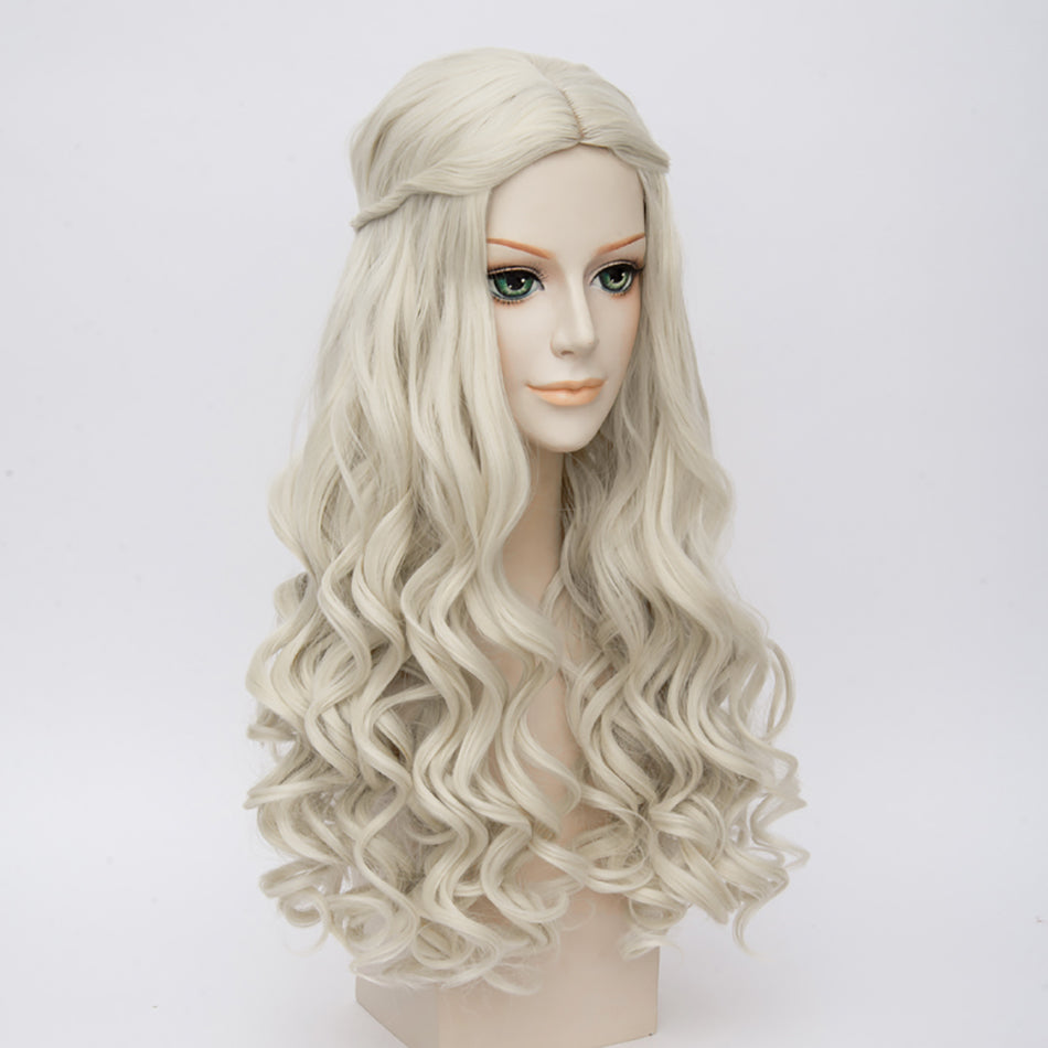 Alice in Wonderland Cosplay Wig Blonde Wavy