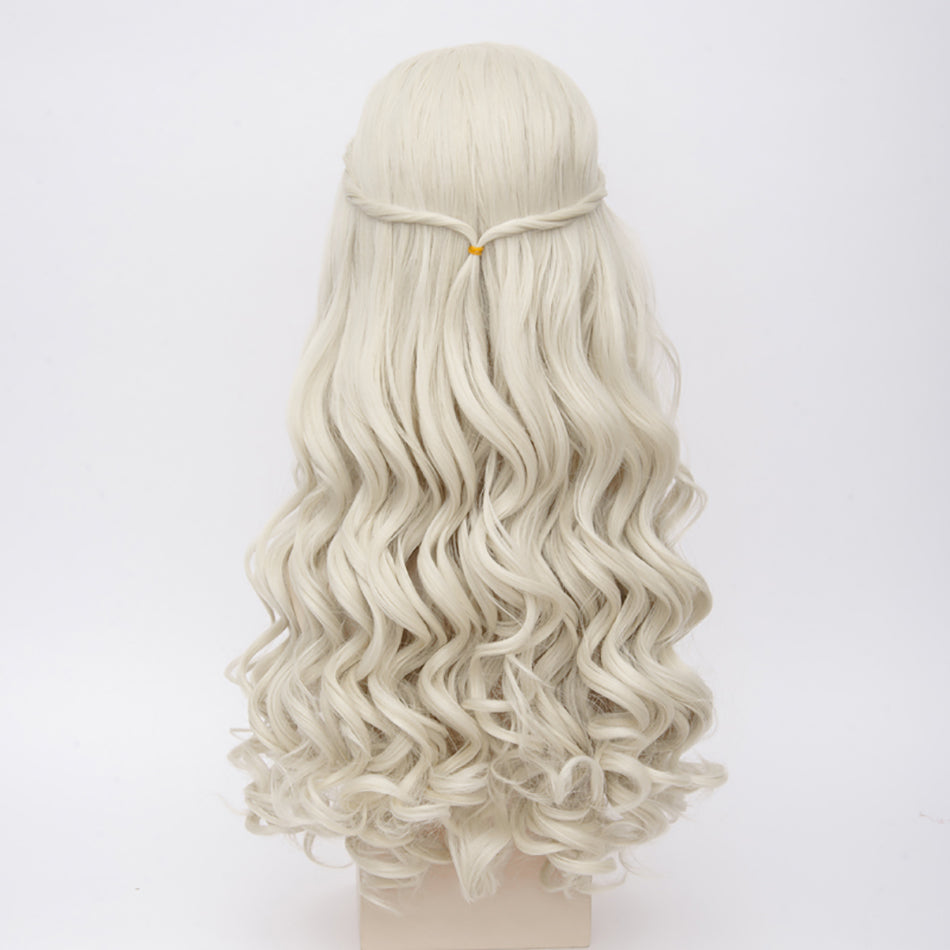 Alice in Wonderland Cosplay Wig Blonde Wavy