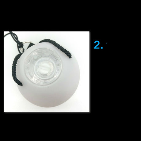 LED Twirling Poi Balls One Pair of Belly Dance Performer LED Balls