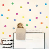 48pc Dot Wall Sticker Decals For Kids Rooms - Woodland Gatherer