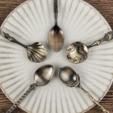 Set of Five Apothecary Spoons Witches Kitchen