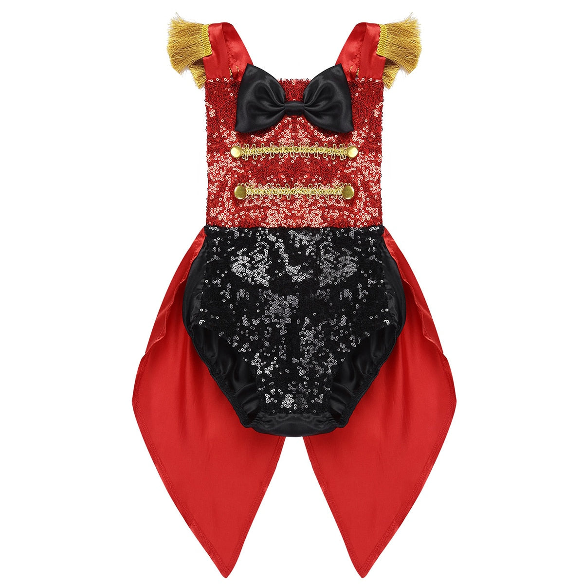 Baby Girl Greatest Ringmaster Vintage Circus Sequinned Costume