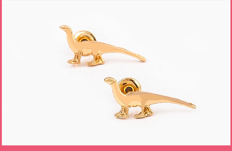 Three Pairs of Dinosaur Stud Earrings