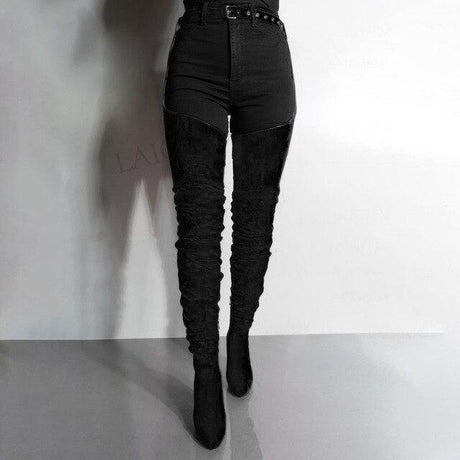 Choose Your Own Adventure | Women Chap Boots Waist Belt | Size 4-14 | 56 Colours - Woodland Gatherer