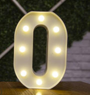 Red Circus Letters LED Light 26 Letters & 10 Numbers & Hearts