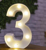 Red Circus Letters LED Light 26 Letters & 10 Numbers & Hearts