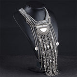 Cleopatra's Rain Maker Tassel Statement Necklace