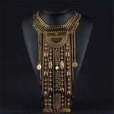 Cleopatra's Rain Maker Tassel Statement Necklace