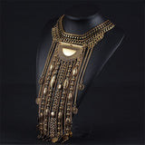 Cleopatra's Rain Maker Tassel Statement Necklace
