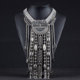 Cleopatra's Rain Maker Tassel Statement Necklace