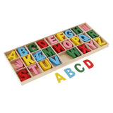 156pcs Colourful Wooden Letter Alphabet Embellishments | Kids Educational Toys - Woodland Gatherer
