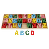 156pcs Colourful Wooden Letter Alphabet Embellishments | Kids Educational Toys - Woodland Gatherer