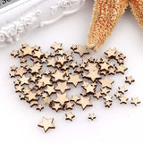 100 Wooden Stars | DIY Craft Supplies - Woodland Gatherer