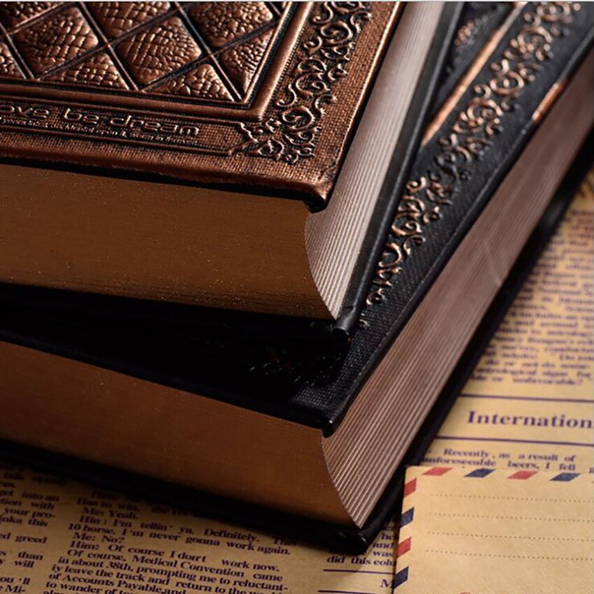 Blank Hard Cover Leather Sketchbook / Journal