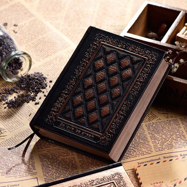 Blank Hard Cover Leather Sketchbook / Journal