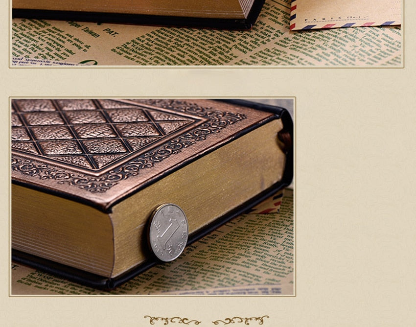 Blank Hard Cover Leather Sketchbook / Journal