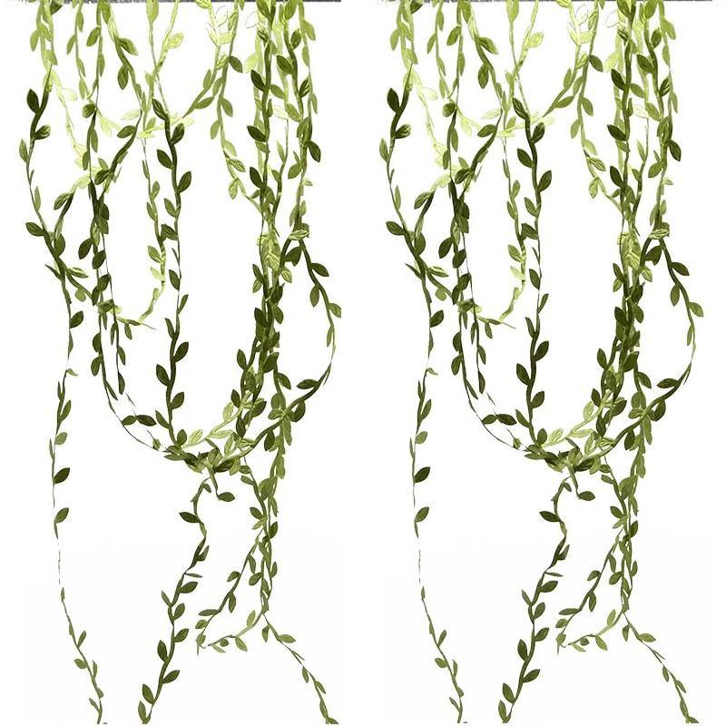 20 Meters Silk Vine Leaf Ribbon | 19 Colours - Woodland Gatherer