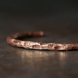 Handcrafted Hammered Copper Bracelet