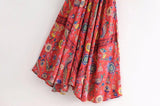 Peacock Print Summer Boho Dress Three Colours