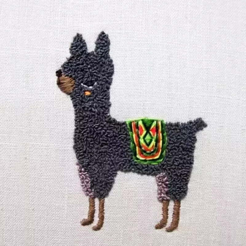 Llama Love Beginners DIY Embroidery Kits