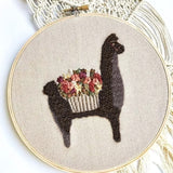 Llama Love Beginners DIY Embroidery Kits