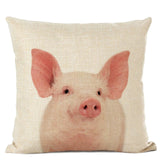 Cute Baby Animals Linen Cushion Covers