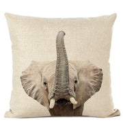 Cute Baby Animals Linen Cushion Covers