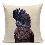 Majestic Beasts Linen Cushion Covers