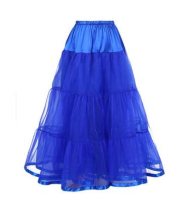 Long Petticoat Ruffled Crinoline Vintage Underskirt