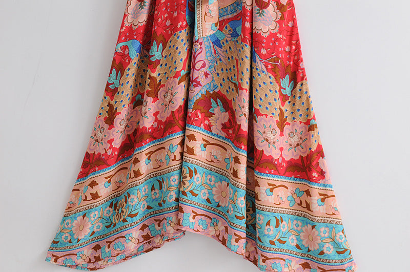 Boho Maxi Kimono Dress