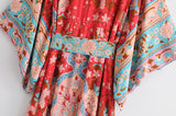Boho Maxi Kimono Dress