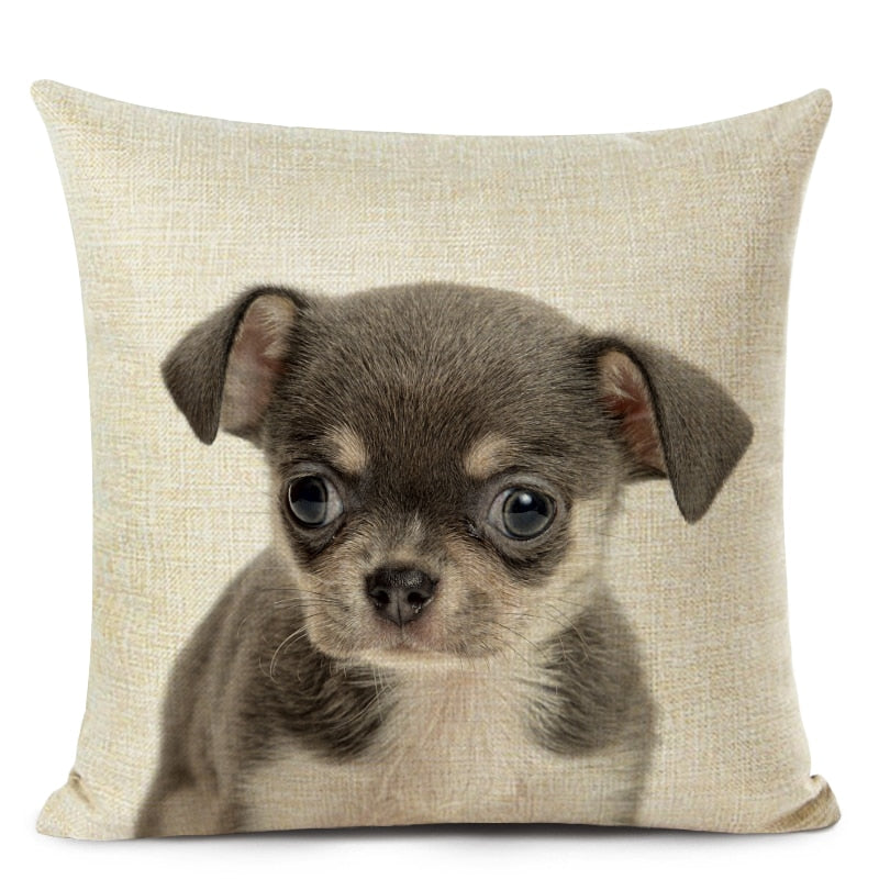 Animal Love Linen Cushions Covers
