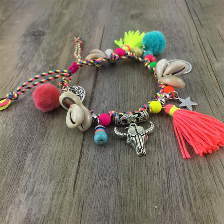 Handmade Gypsy Boho Charm Anklet