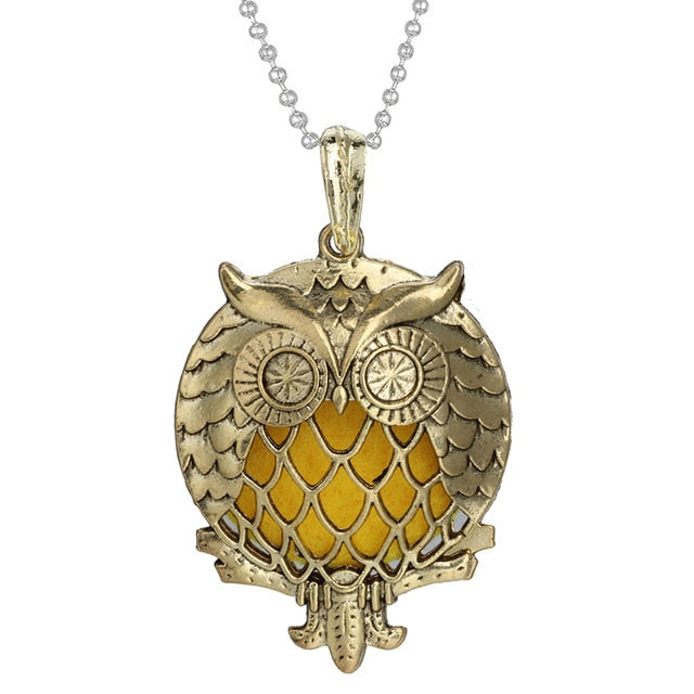 Woodland Aroma Diffuser Open Locket Pendant Necklace | Perfume, Essential Oil, Aromatherapy