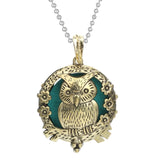 Woodland Aroma Diffuser Open Locket Pendant Necklace | Perfume, Essential Oil, Aromatherapy