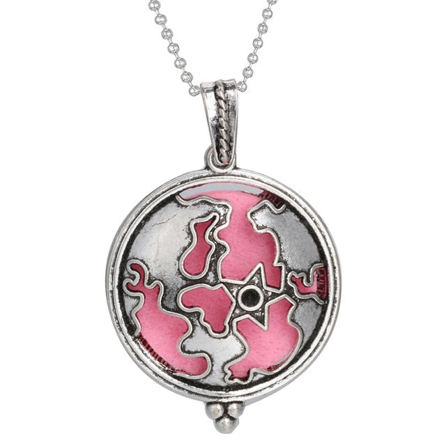 Woodland Aroma Diffuser Open Locket Pendant Necklace | Perfume, Essential Oil, Aromatherapy