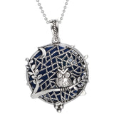 Woodland Aroma Diffuser Open Locket Pendant Necklace | Perfume, Essential Oil, Aromatherapy