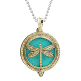 Woodland Aroma Diffuser Open Locket Pendant Necklace | Perfume, Essential Oil, Aromatherapy