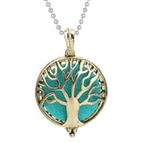 Woodland Aroma Diffuser Open Locket Pendant Necklace | Perfume, Essential Oil, Aromatherapy