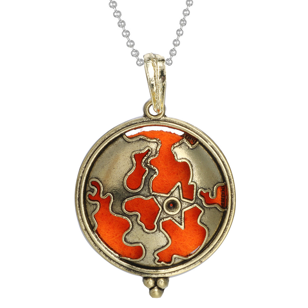 Woodland Aroma Diffuser Open Locket Pendant Necklace | Perfume, Essential Oil, Aromatherapy