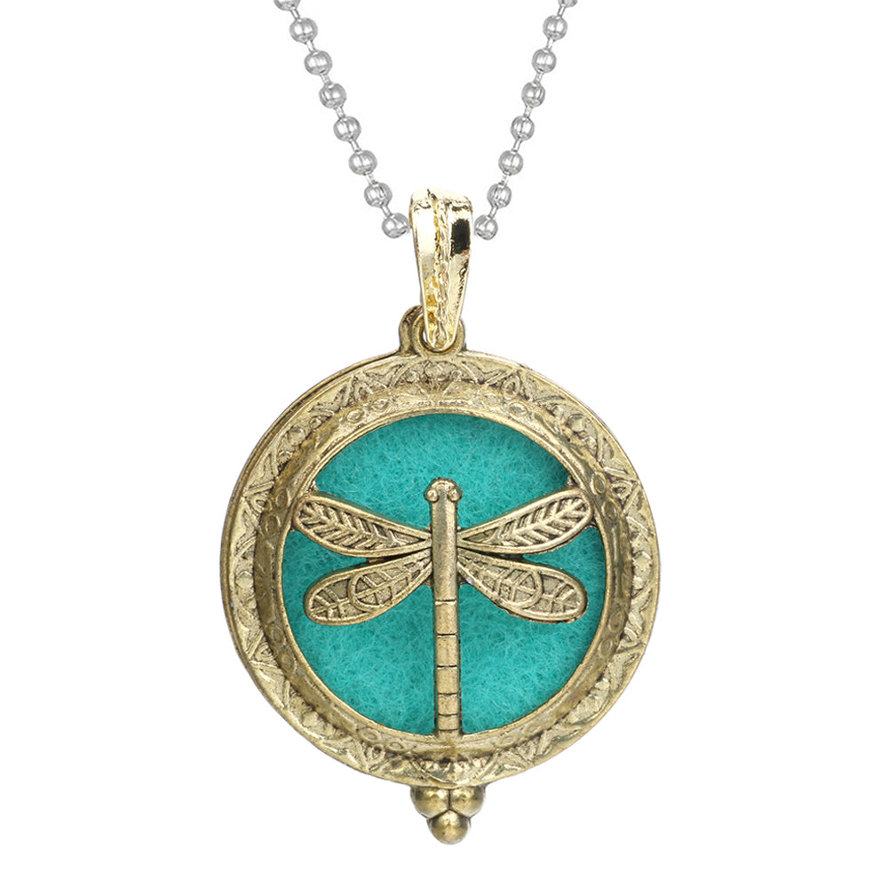 Woodland Aroma Diffuser Open Locket Pendant Necklace | Perfume, Essential Oil, Aromatherapy