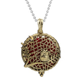 Woodland Aroma Diffuser Open Locket Pendant Necklace | Perfume, Essential Oil, Aromatherapy