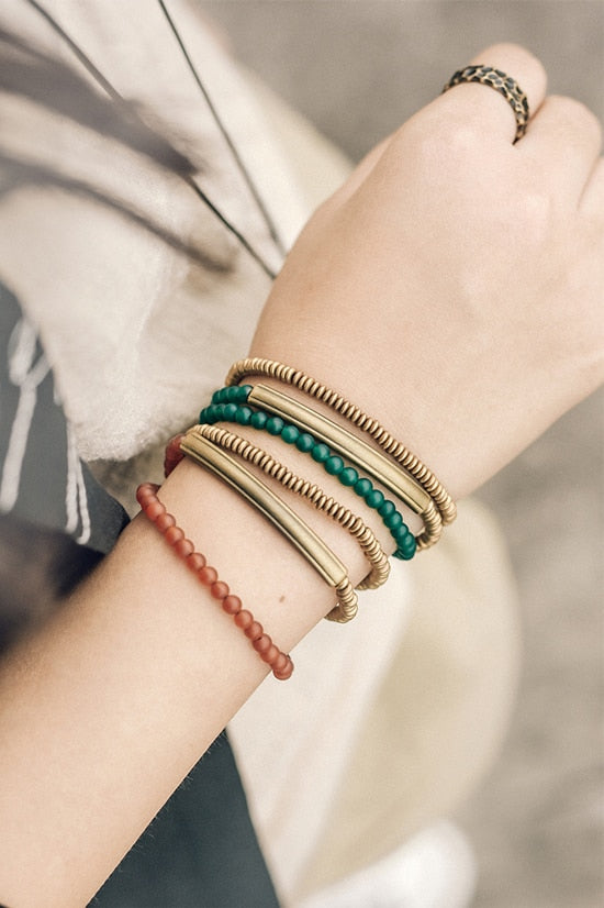 Agate Stone & Copper Handmade Bracelets Unisex Jewellery